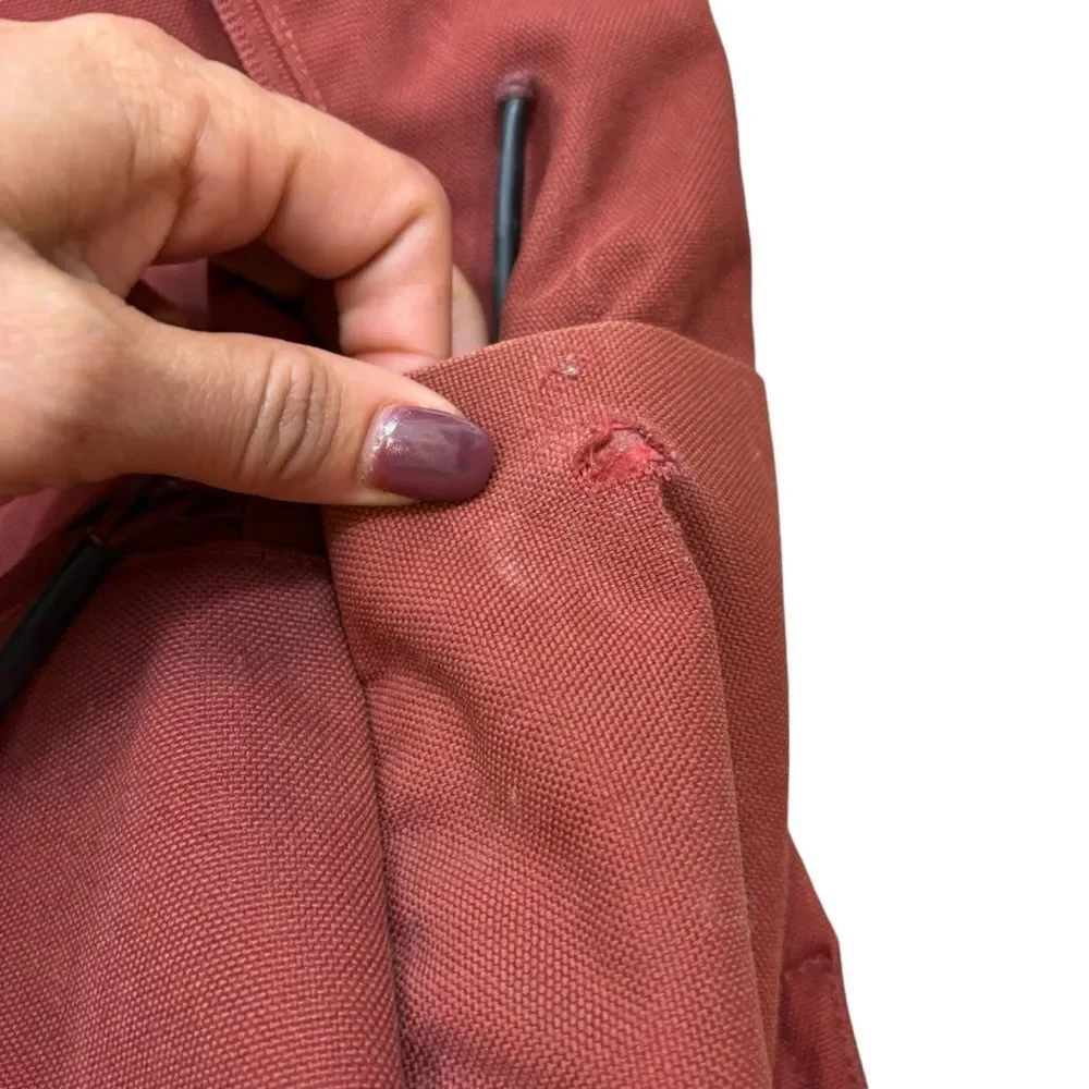 Burgundy Unisex Everlane Backpack‎